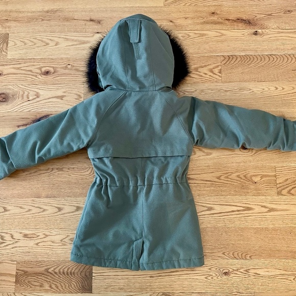 Columbia Girls' Boundary Bay Down Parka - XS - Stone Green - Picture 2 of 7